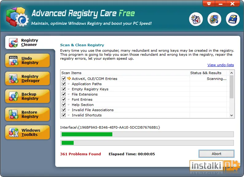 Okladka Advanced Registry Care
